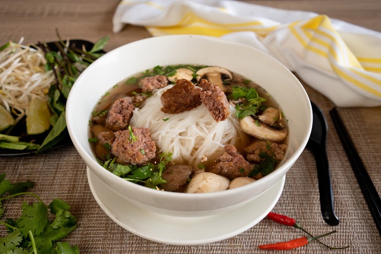 Bún Chả Giò at Happy Buddha Kitchen 素缘