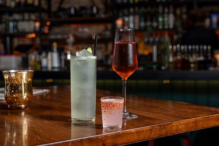 Red Cocktail at The Semi-Tropic
