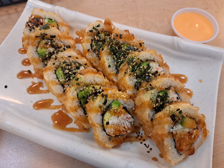 Shrimp Tempura Roll at California Bowl Teriyaki Sushi