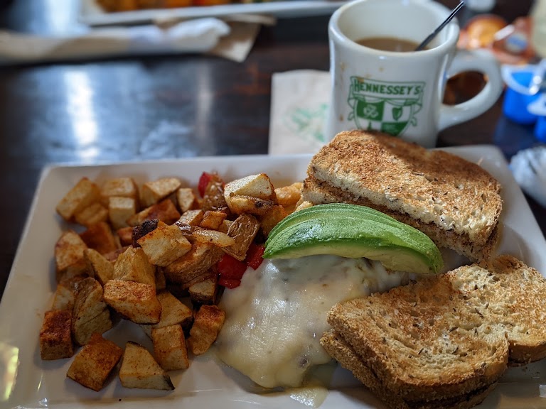 Hennessey's Breakfast Sandwich at Hennessey's Grill