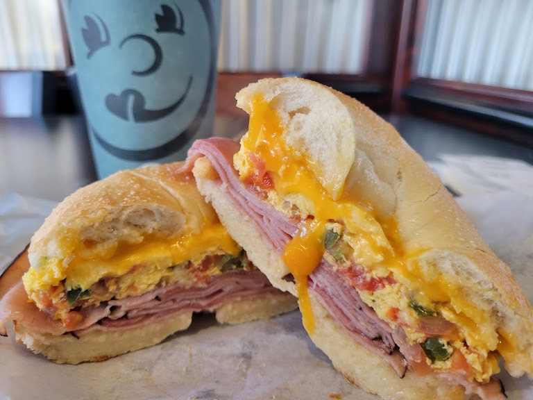 Breakfast Sandwiches at Yum Yum Donuts