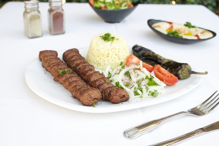 Elenas' Combo Kebab Plate at Elena's Greek-Armenian Cuisine