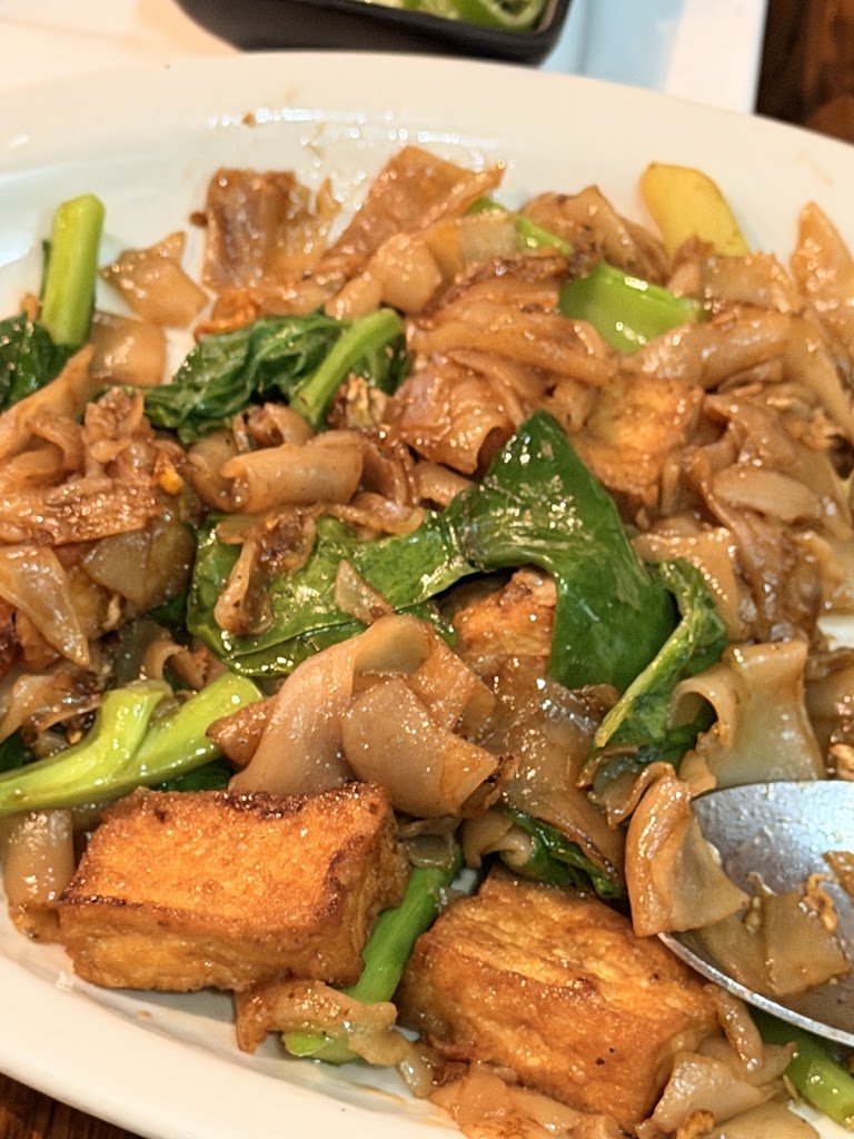 Curry Pad See Ew at Hollywood Thai Restaurant