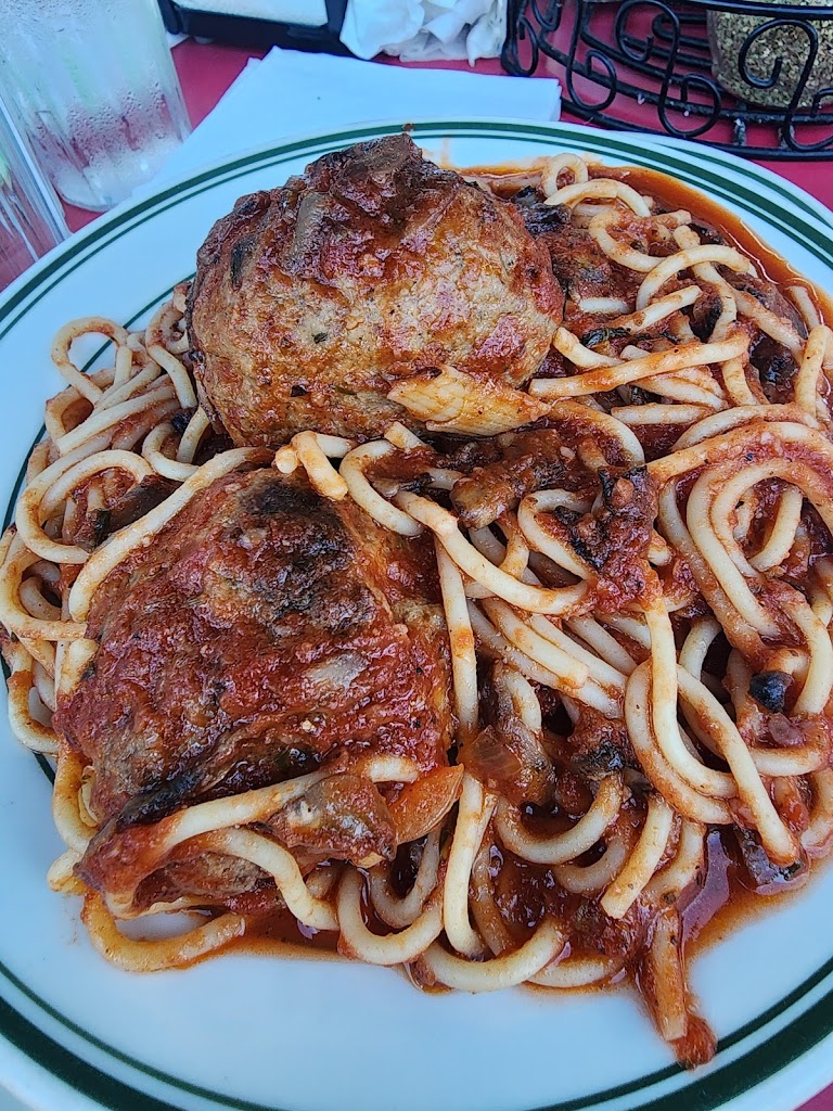 Spaghetti with Meat at Village Pizza