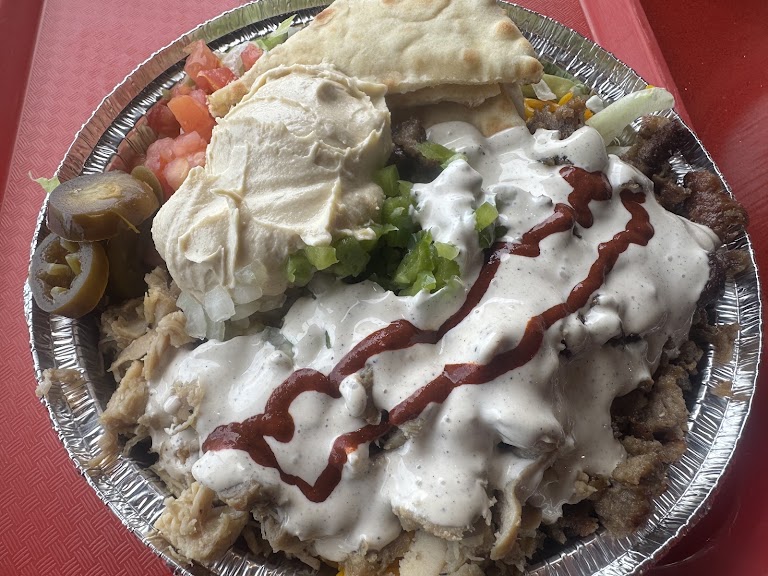 Beef Gyro Sandwich at The Halal Guys