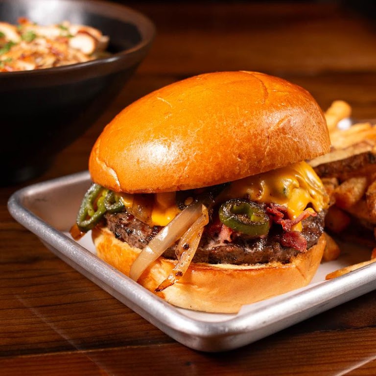 Bourbon Burger at Truman House Tavern