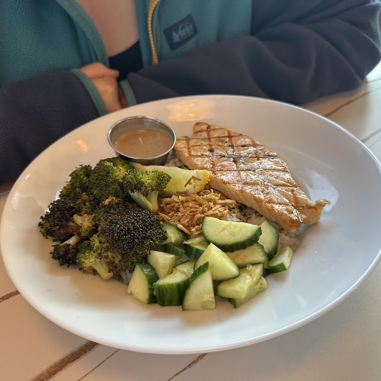 Seared Sea Bass Plate at Bushfire Kitchen - Cypress