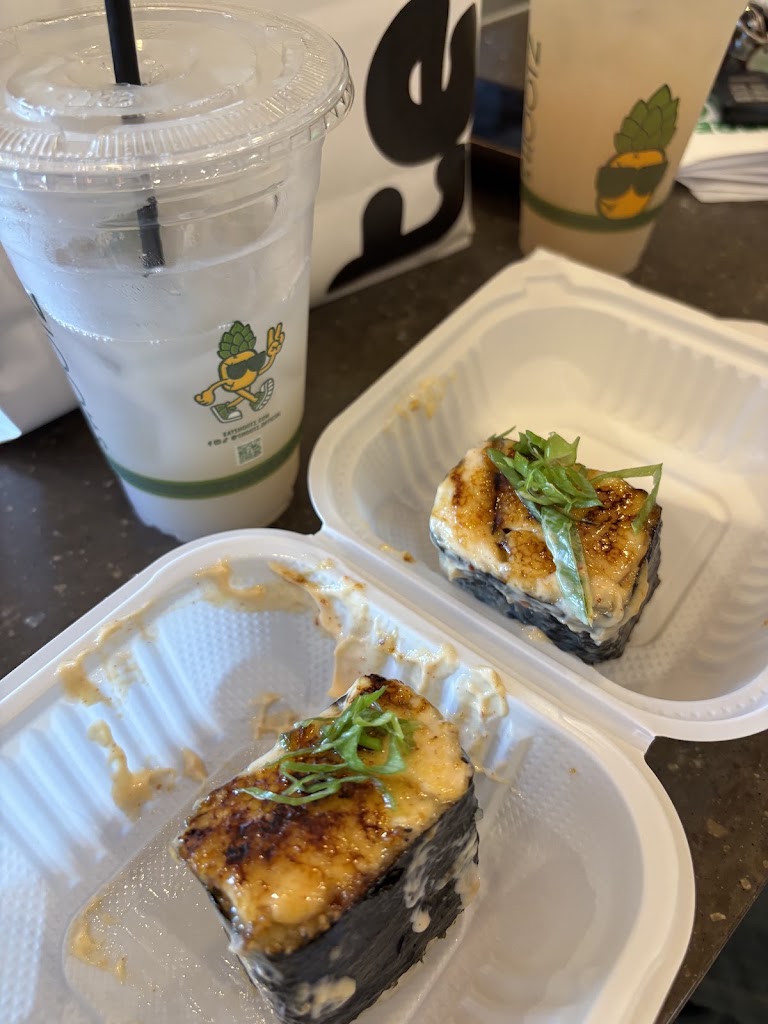 SPAM Brulee Musubi at Shootz