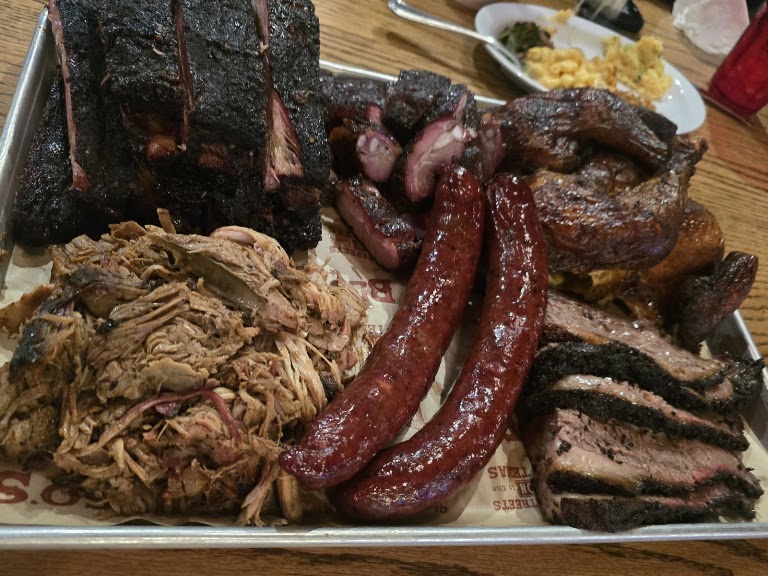 Bludso's Tray at Bludso's BBQ