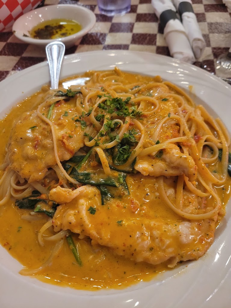 Salmon Milano at Eddie's Italian Eatery