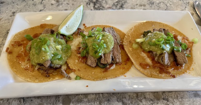 Birria Crusty Queso Tacos at Sandbar Cocina y Tequila