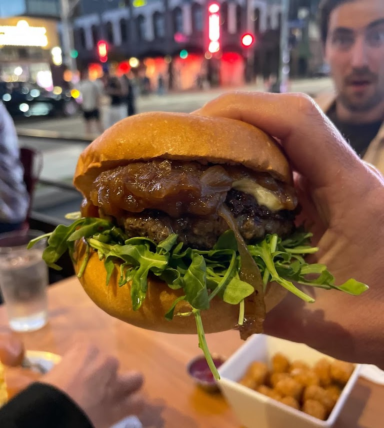 Prenzlauer Burger at Kiez Küche & Beer Garden