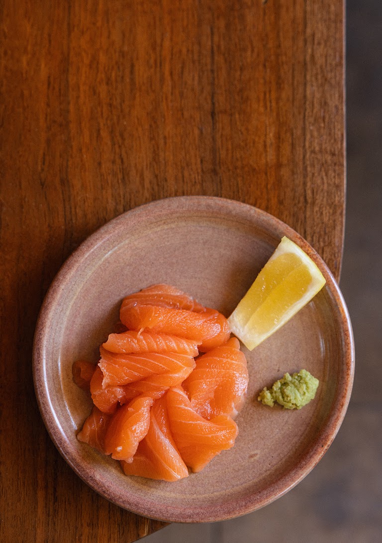 Salmon Sashimi at Sōgo Highland Park