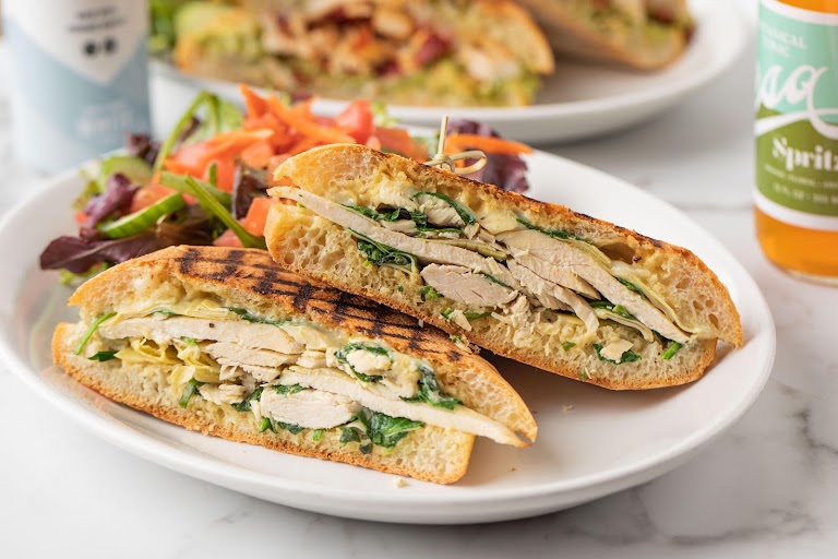 Lemon & Basil Grilled Chicken at Coral Tree Cafe
