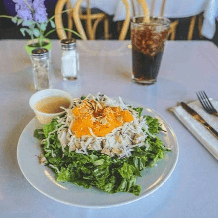 Chicken Caesar Salad at Greenhouse Cafe