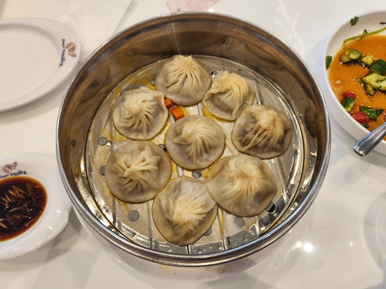 Beef Steamed Dumplings at Super Dumpling