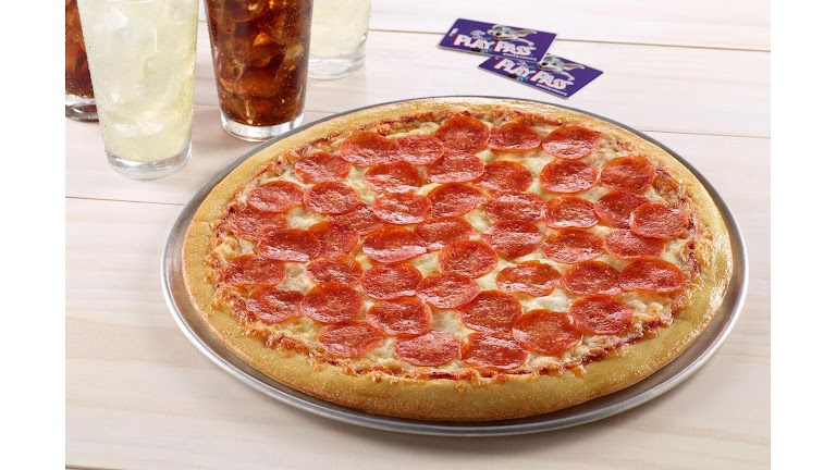 Pizza at Chuck E. Cheese