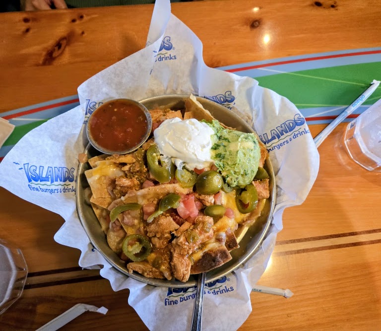 Islands Nachos at Islands Restaurant West Covina