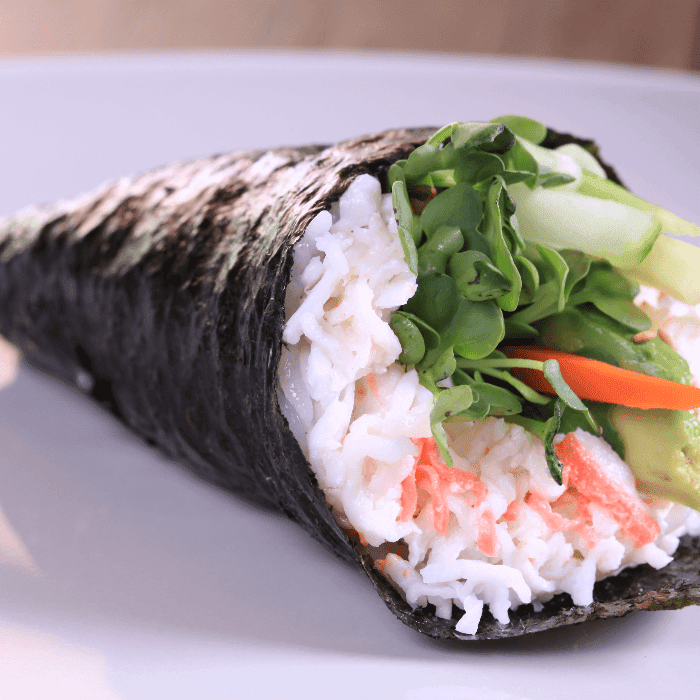 Hand Roll at SanSai Japanese Grill