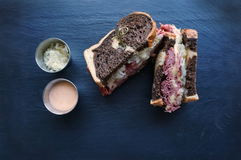 Corned Beef Reuben at Slicers New York Deli
