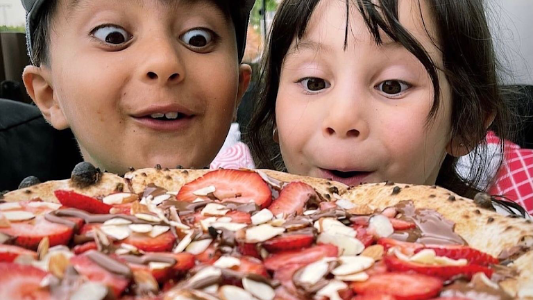 Kids' Style Margherita at Pietrini Pizza Napoletana