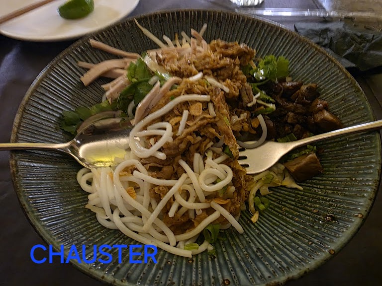 Garlic Noodles at VOX Kitchen & Bar