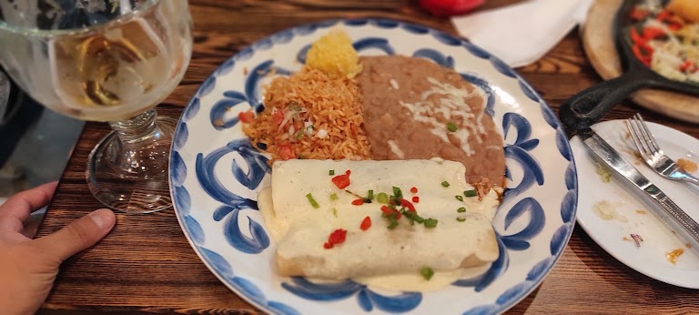 Chicken & Sour Cream Enchiladas at El Torito