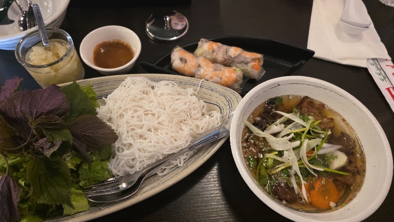 Mixed Chicken Pho 'no Soup' at Hanoi Kitchen