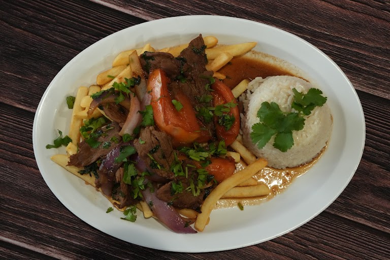 Carne Asada at El Sabor Latino Restaurant