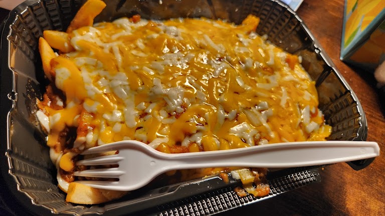 Chili Cheese Fries at Pharos Burgers