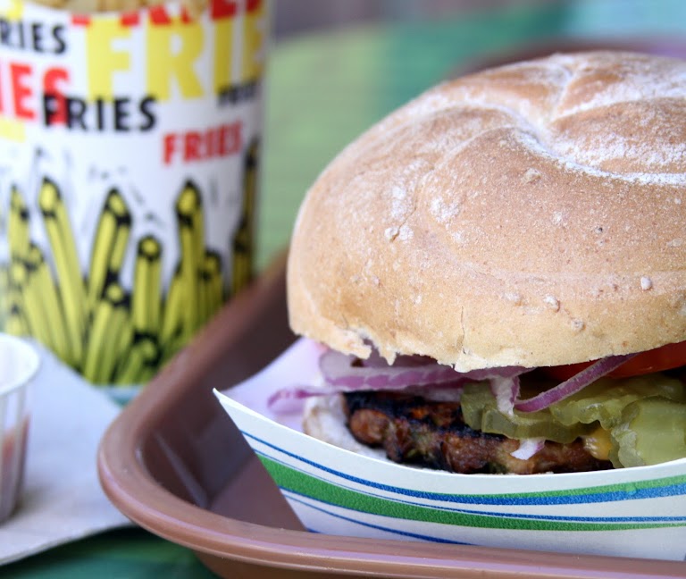 Burgers at Zoo Grill