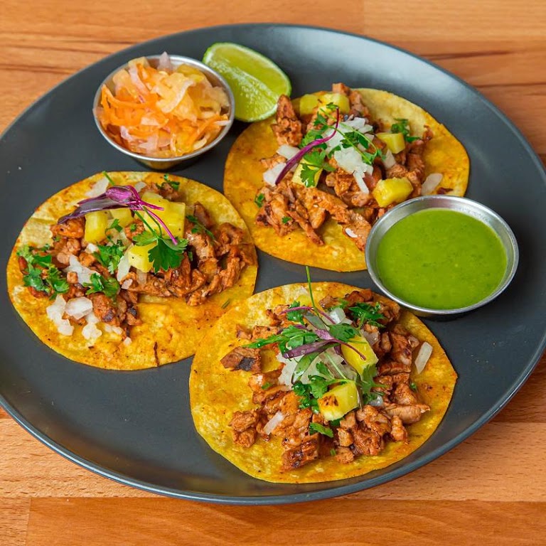 Two Carne Asada Tacos at Tulum OC
