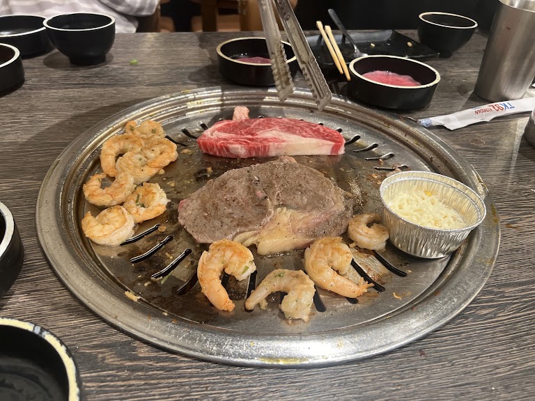 Tiger Shrimp at TK92 Korean BBQ