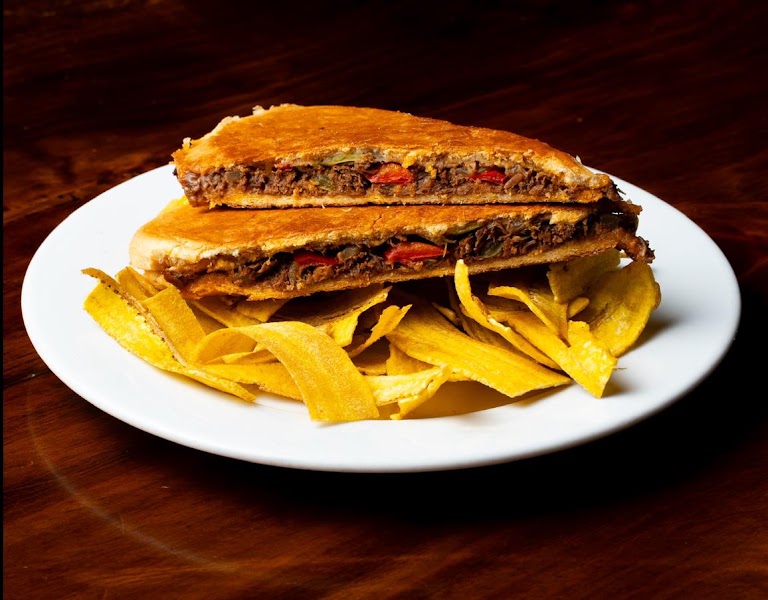 Vaca Frita Sandwich at Baracoa Cuban Restaurant