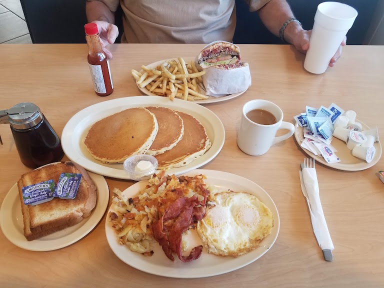 Pancakes at Alpha Omega Burgers