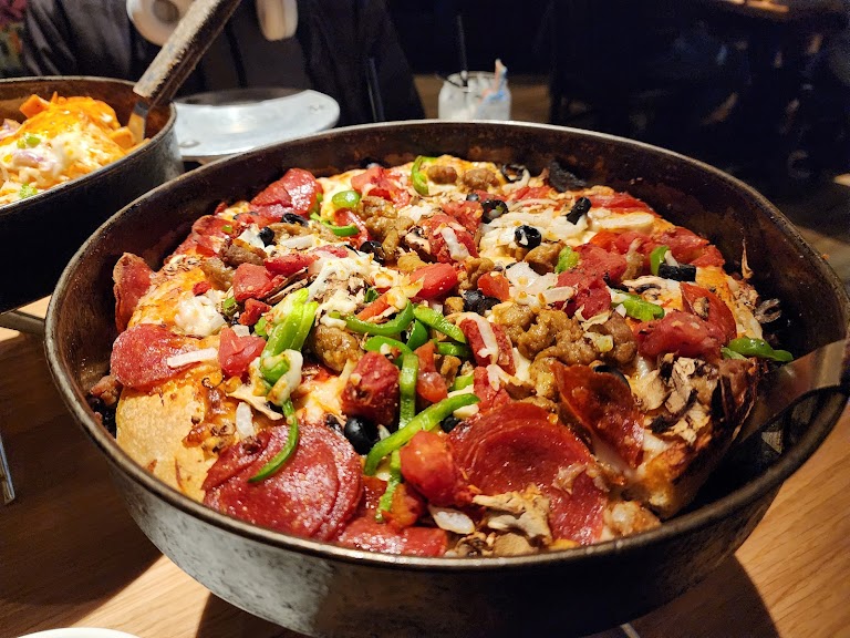 Mikes Hot Honey Pizza at BJ's
