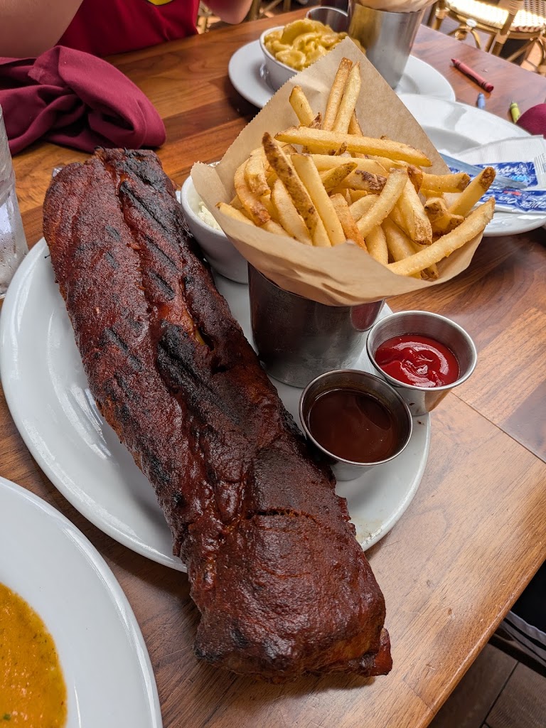Hickory-smoked Baby Back Ribs at Rock'N Fish