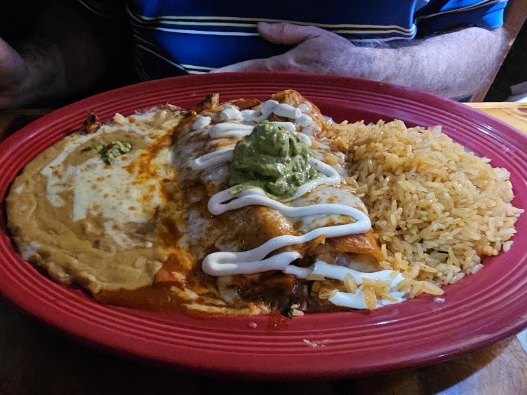 Cream Enchiladas at Salsa & Beer