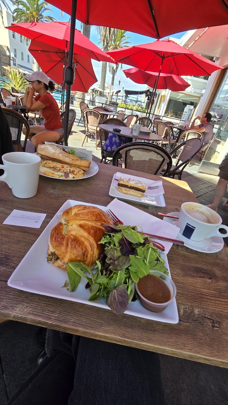Quiche at Cafe Bonaparte