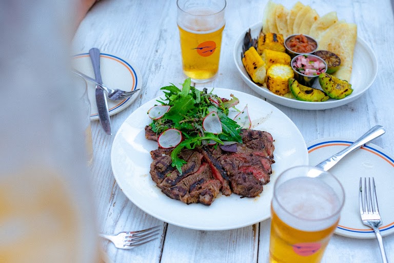 Steak Frites at The Waterfront Venice