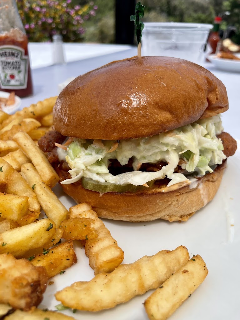 Burger at Griffith Park Clubhouse