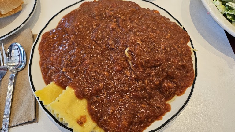 Beef or Vegetable Lasagna at Andre's