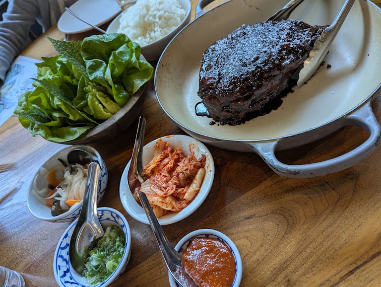 Smoked Whole Plate Short Rib at Majordomo