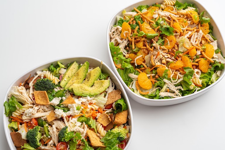 Green Goddess Salad at Calif Chicken Cafe
