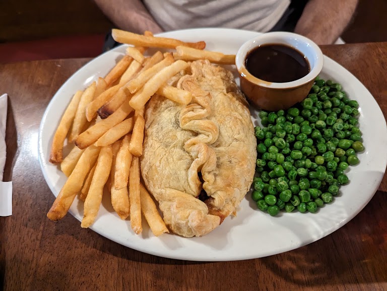 Chicken Curry Pie at Robin Hood British Pub