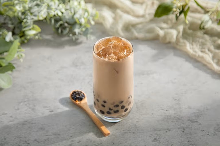 Crushed Boba at Summerfield Tea Bar