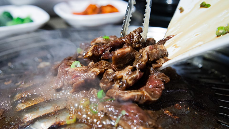 Marinated Sliced Beef Bulgogi at Wang Cho BBQ All You Can Eat