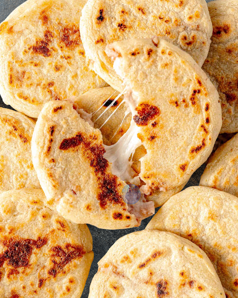 Pupusa Revuelta at Mi Pueblo Salvadoreńo Restaurant & Pupuseria