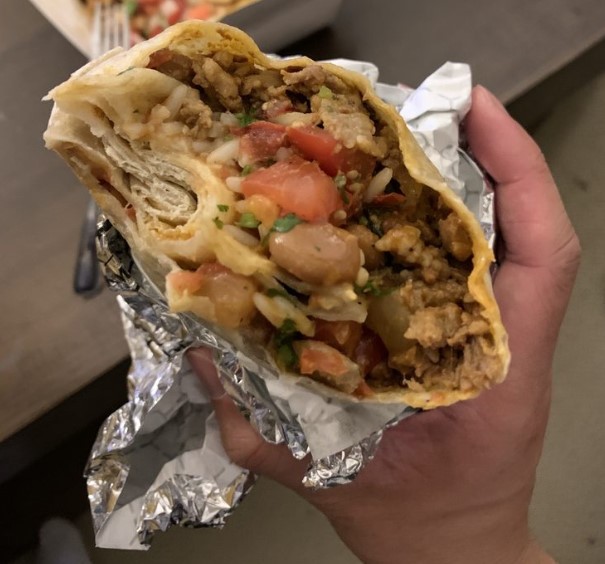 Carne Asada Burrito at Brick and Flour