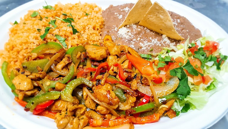 Chicken Fajitas at Mr Taco Lompoc